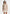 Baya - Tailored Cinch Waist Pleated Blazer Dress - Beige