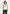Mathilda - Satin Scoop Neck Open Back Vest - Ivory