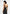 Saffron - Satin Belted Maxi Dress - Black
