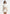 Keira - Corset Overlay Shirt Mini Dress - White/Taupe