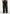 Ivanna - Elasticated Wide Leg Striped Cotton Trousers - Black/Brown