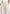 Ivanna - Elasticated Wide Leg Striped Cotton Trousers - Cream