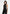 Phoebe - Satin Tie-Neck Blouson Open Back Top - Black