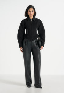 Sky - Hourglass Gabardine Jacket - Black
