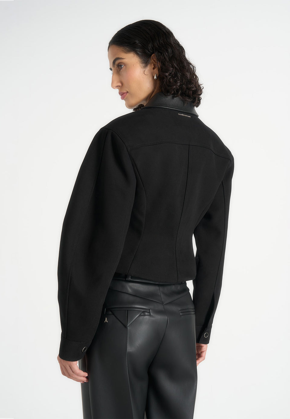 Sky - Hourglass Gabardine Jacket - Black