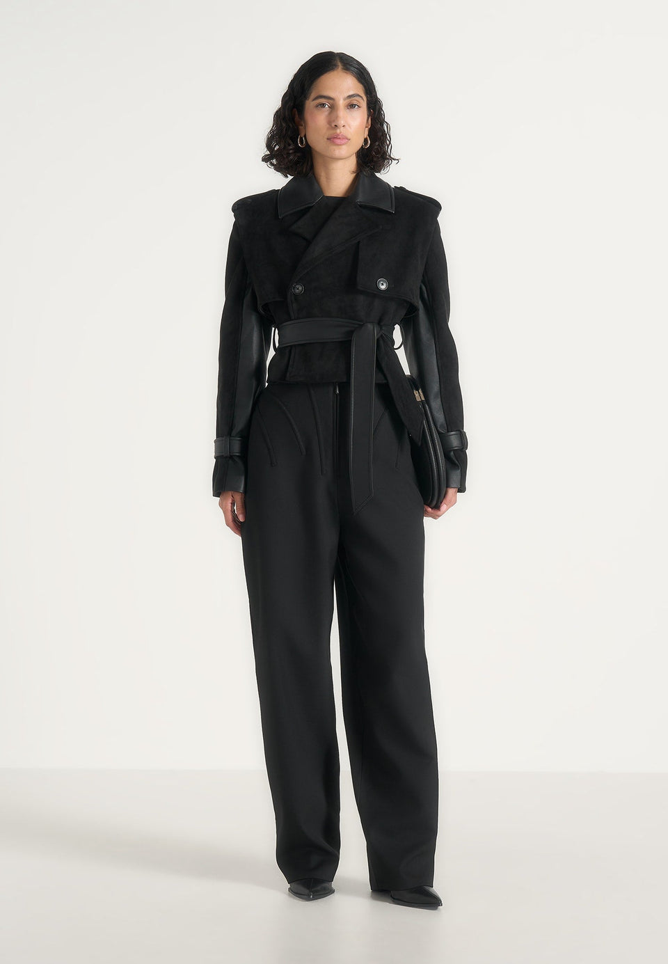 lelia-cropped-suede-trench-coat-with-belt-black