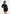 Raya - Off Shoulder Knitted Playsuit With Belt - Black