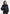 Monique - Satin Wide Shoulder Bomber Jacket - Navy