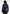 Monique - Satin Wide Shoulder Bomber Jacket - Navy
