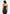 Cora - Satin Pintuck Bandeau Corset Top - Black