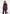 Whitney - Patent Belted Trench Jacket - Wine Red
