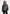 Ezra - Unisex Wool Belted Bomber Jacket - Grey