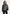 Ezra - Unisex Wool Belted Bomber Jacket - Grey