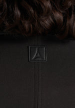 Cameron - Unisex Oversized Tailored Wool-Blend Bomber Jacket - Black