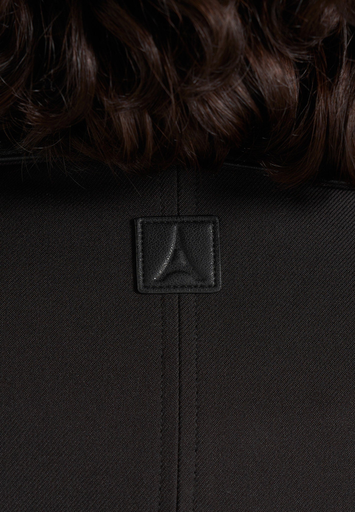 Cameron - Unisex Oversized Tailored Wool-Blend Bomber Jacket - Black