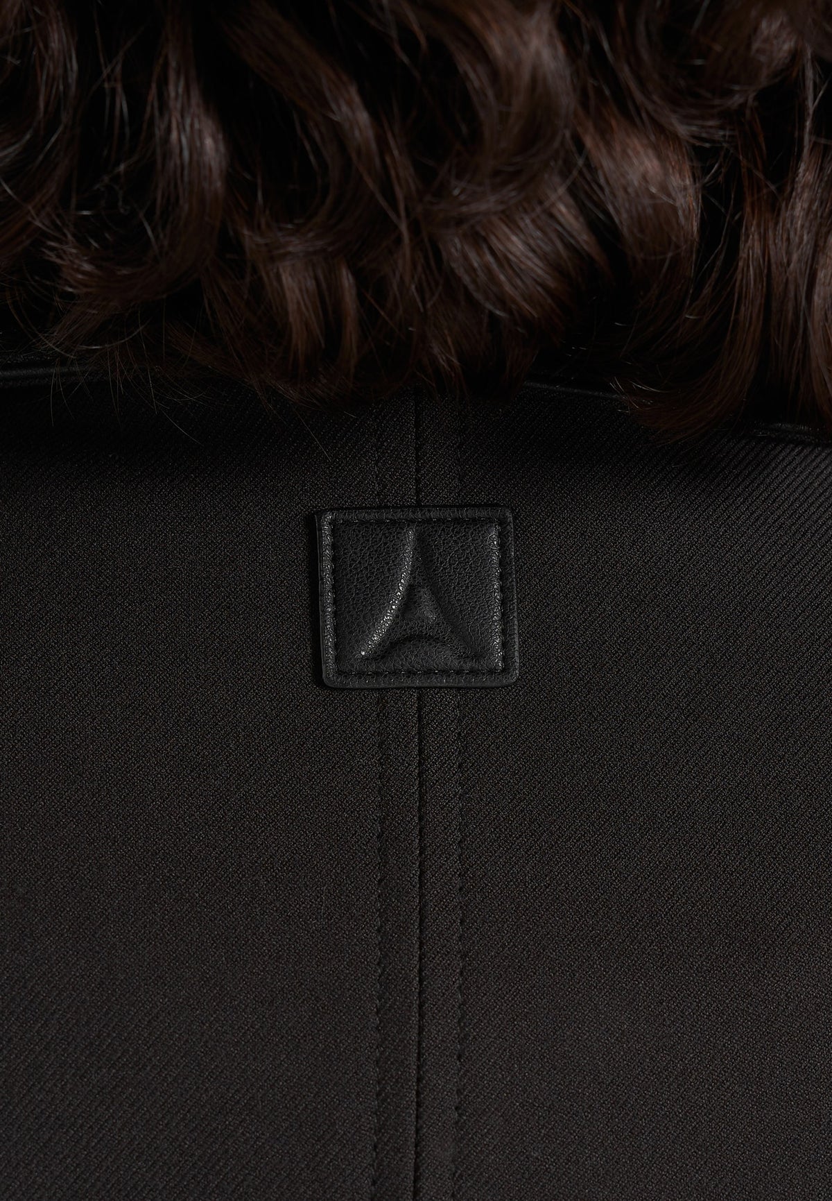 Cameron - Unisex Oversized Tailored Wool-Blend Bomber Jacket - Black