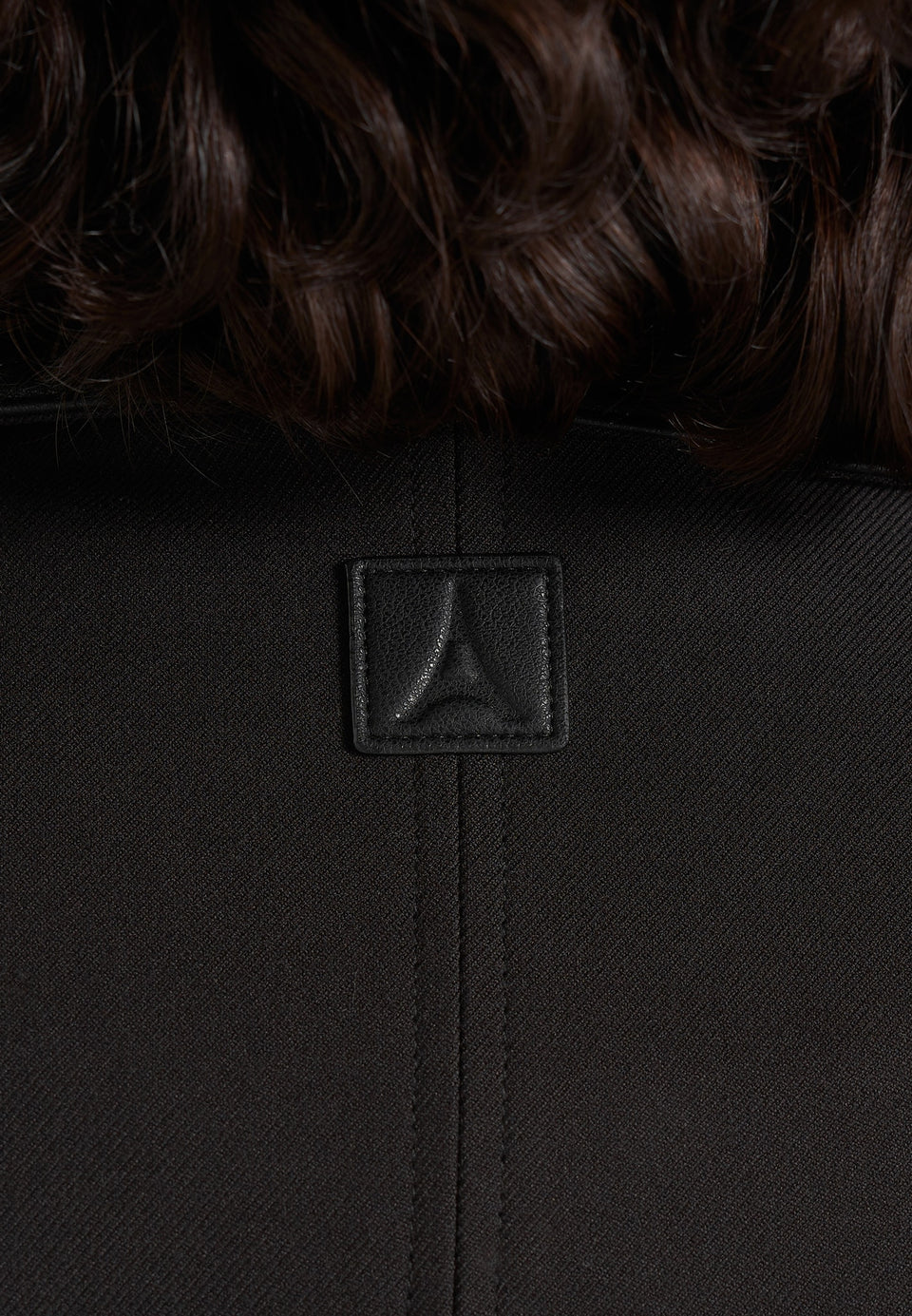 Cameron - Unisex Oversized Tailored Wool-Blend Bomber Jacket - Black