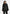 Kassidy - Hooded Double Breasted Wool-Blend Trench Coat - Black