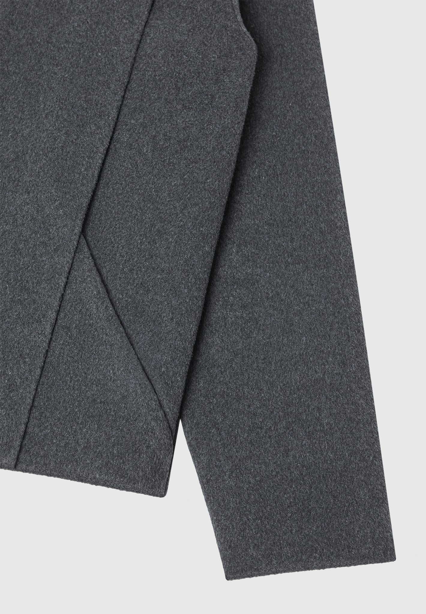 ジャケット s/e/o : 24FW / DAMAGED BOXY WOOL JACKET (CHARCOAL) DAMAGED BOXY WOOL JACKET - s/e/o
