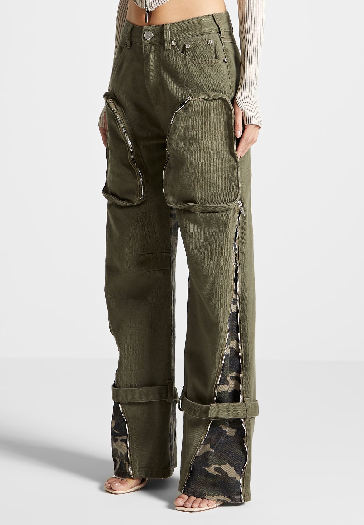 zip-detail-denim-cargo-pants-khaki-camo