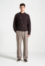 asymmetric-brushed-wool-knit-jumper-brown