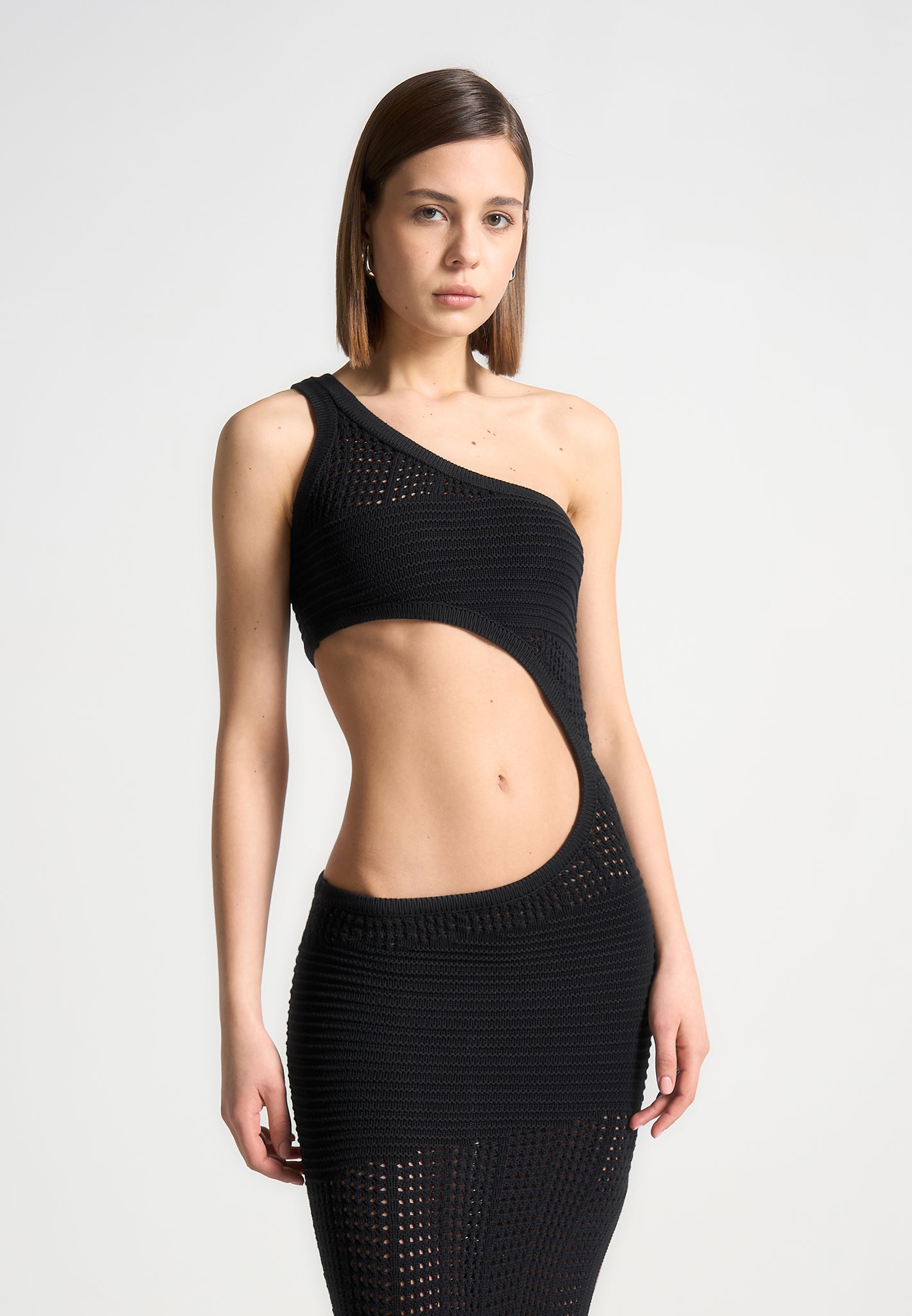 asymmetric-crochet-knit-cut-out-maxi-dress-black