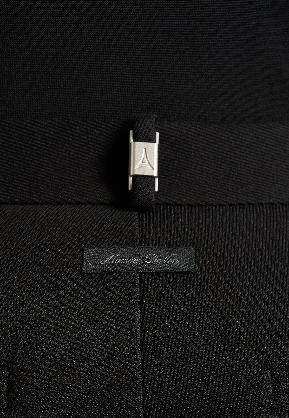 Dorian - Pleated Tailored Trousers - Black
