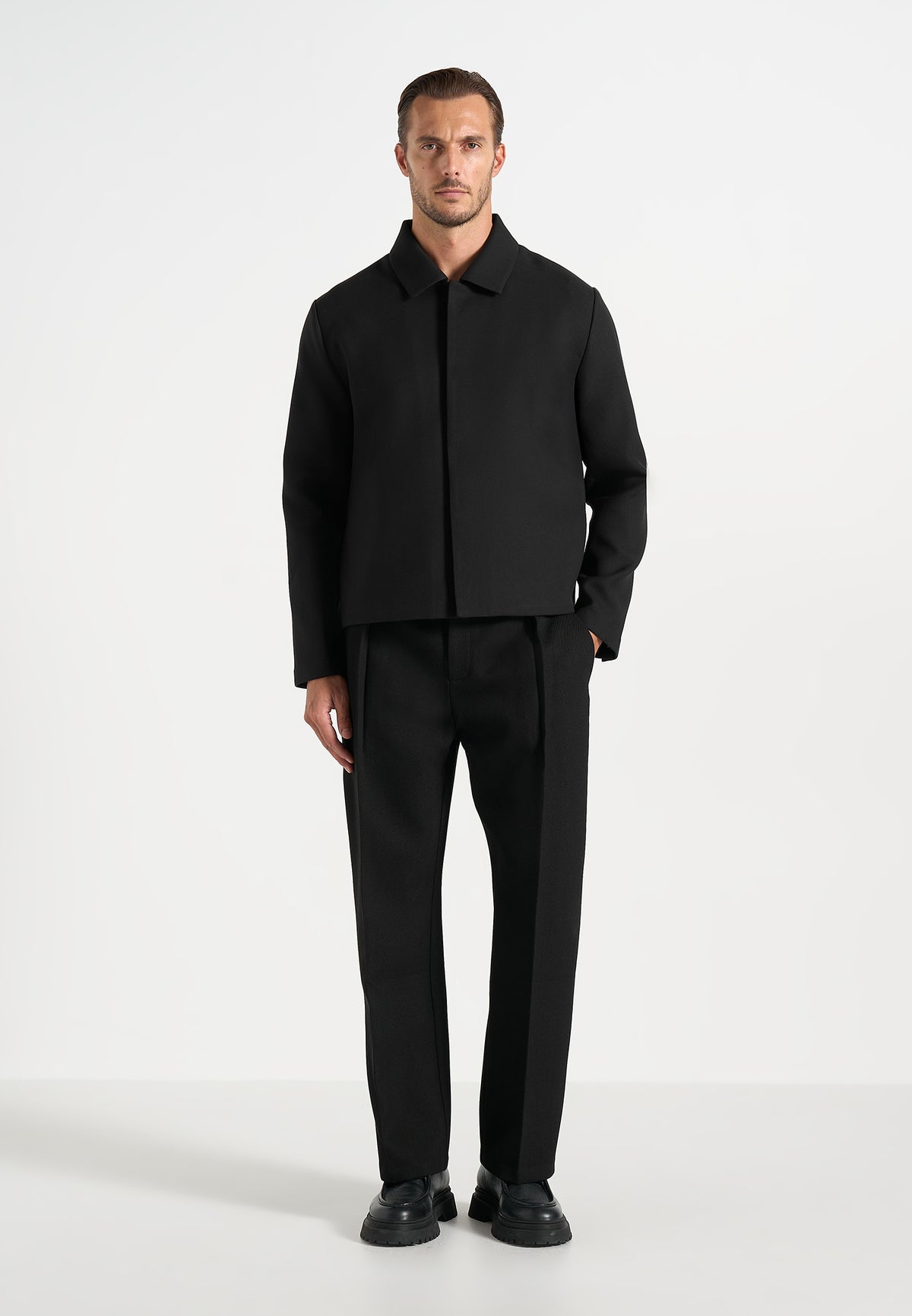 Téo - Minimal Tailored Jacket - Black