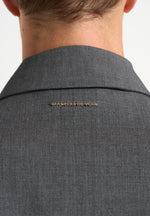 Téo - Minimal Tailored Jacket - Charcoal Grey