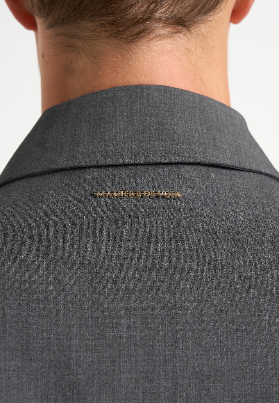 Téo - Minimal Tailored Jacket - Charcoal Grey