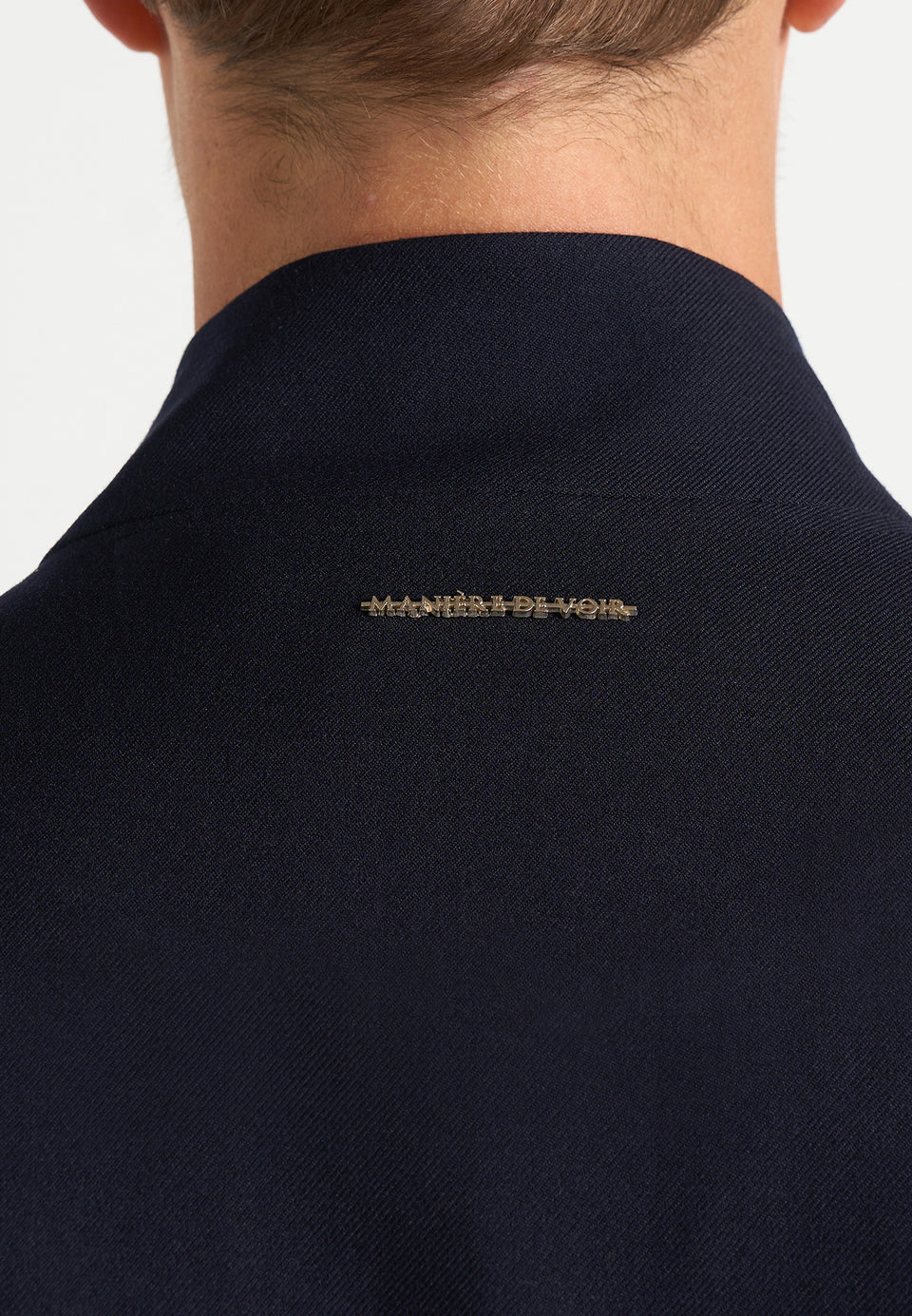 Levi - Zip-Through Wool-Blend Tailored Gilet - Dark Navy