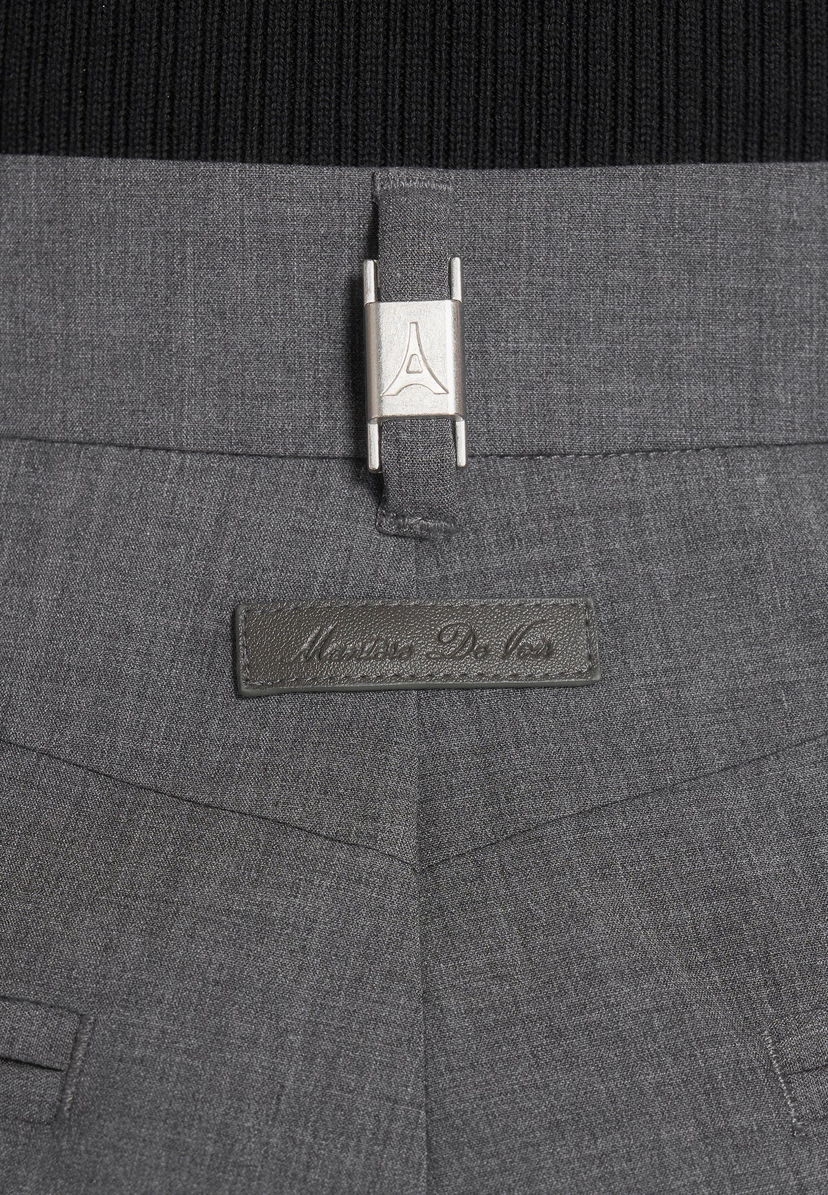 Julie - Tailored Twin Pleat Wool-Blend Trousers - Grey