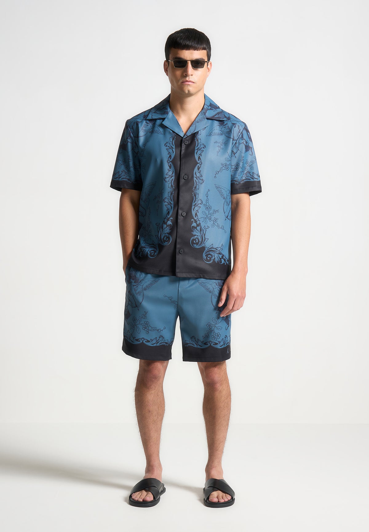Adrien - Baroque Shorts - Blue/Black