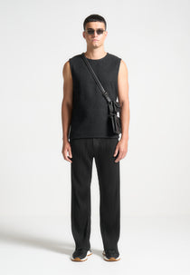 Fabien - Boucle Boxy Vest - Black