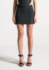 boucle-mini-skirt-black