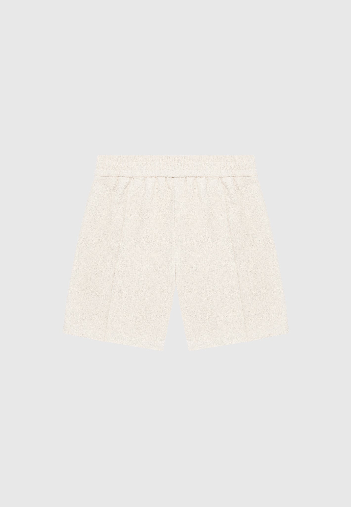 boucle-pintuck-shorts-beige
