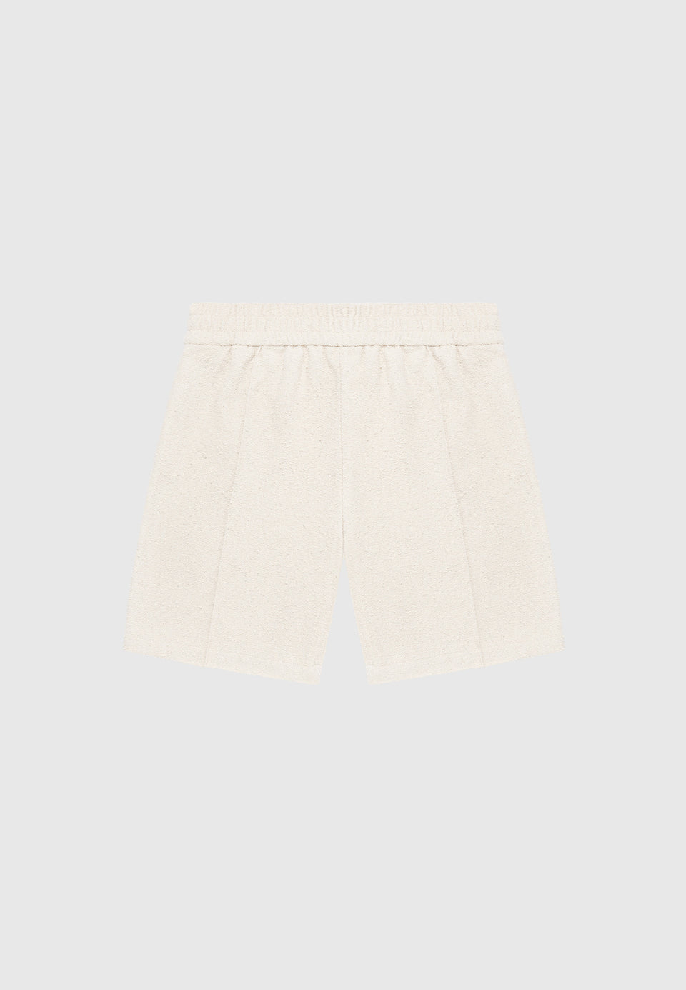 boucle-pintuck-shorts-beige