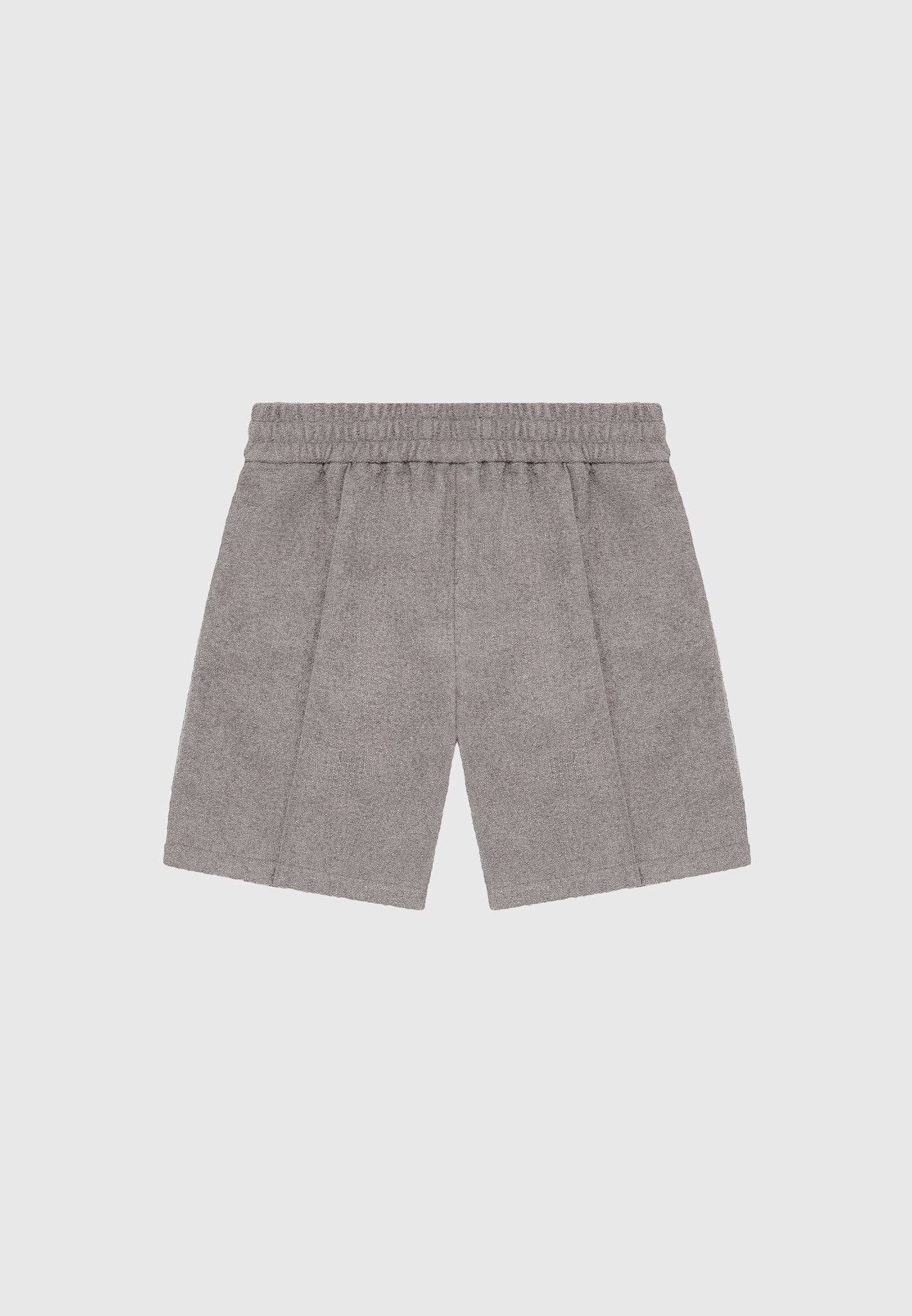 boucle-pintuck-shorts-charcoal-grey