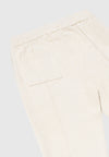 boucle-pintuck-tapered-trousers-beige