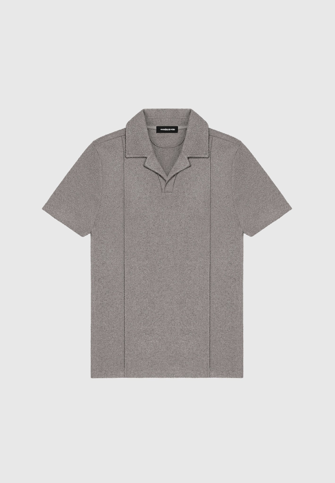 boucle-revere-pintuck-polo-shirt-charcoal