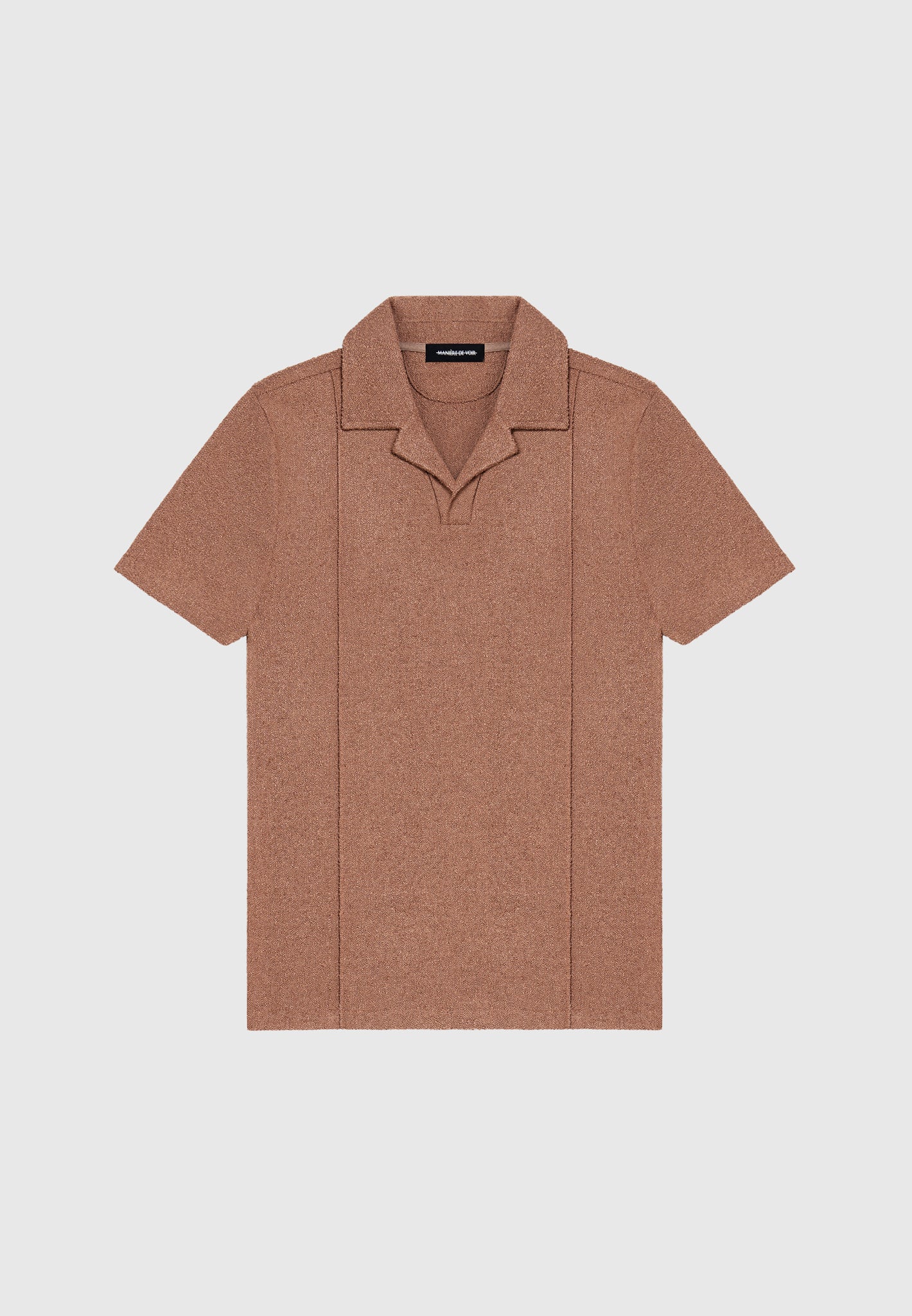 boucle-revere-pintuck-polo-shirt-fawn