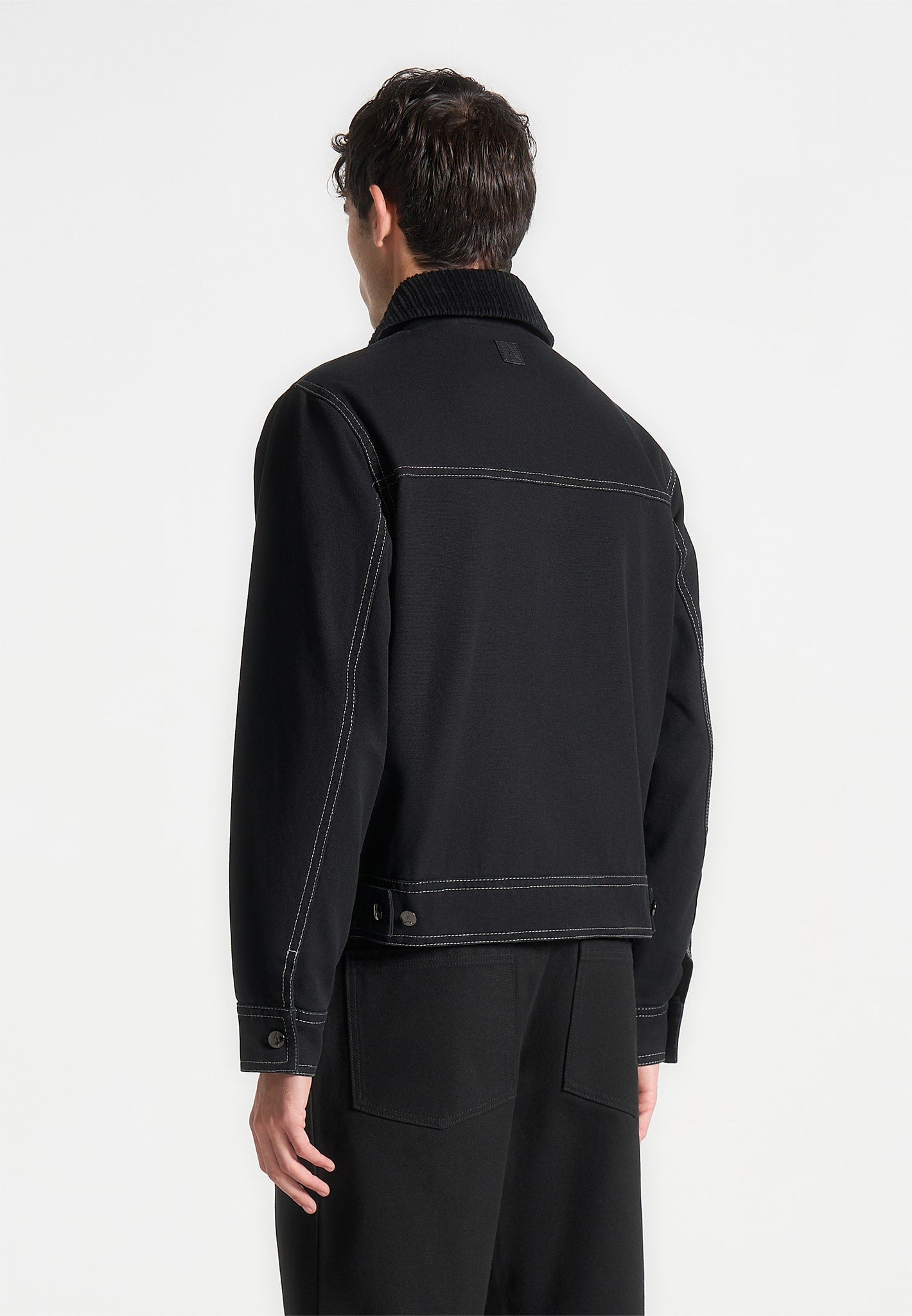 nino-clasp-detail-contrast-stitch-gabardine-jacket-black