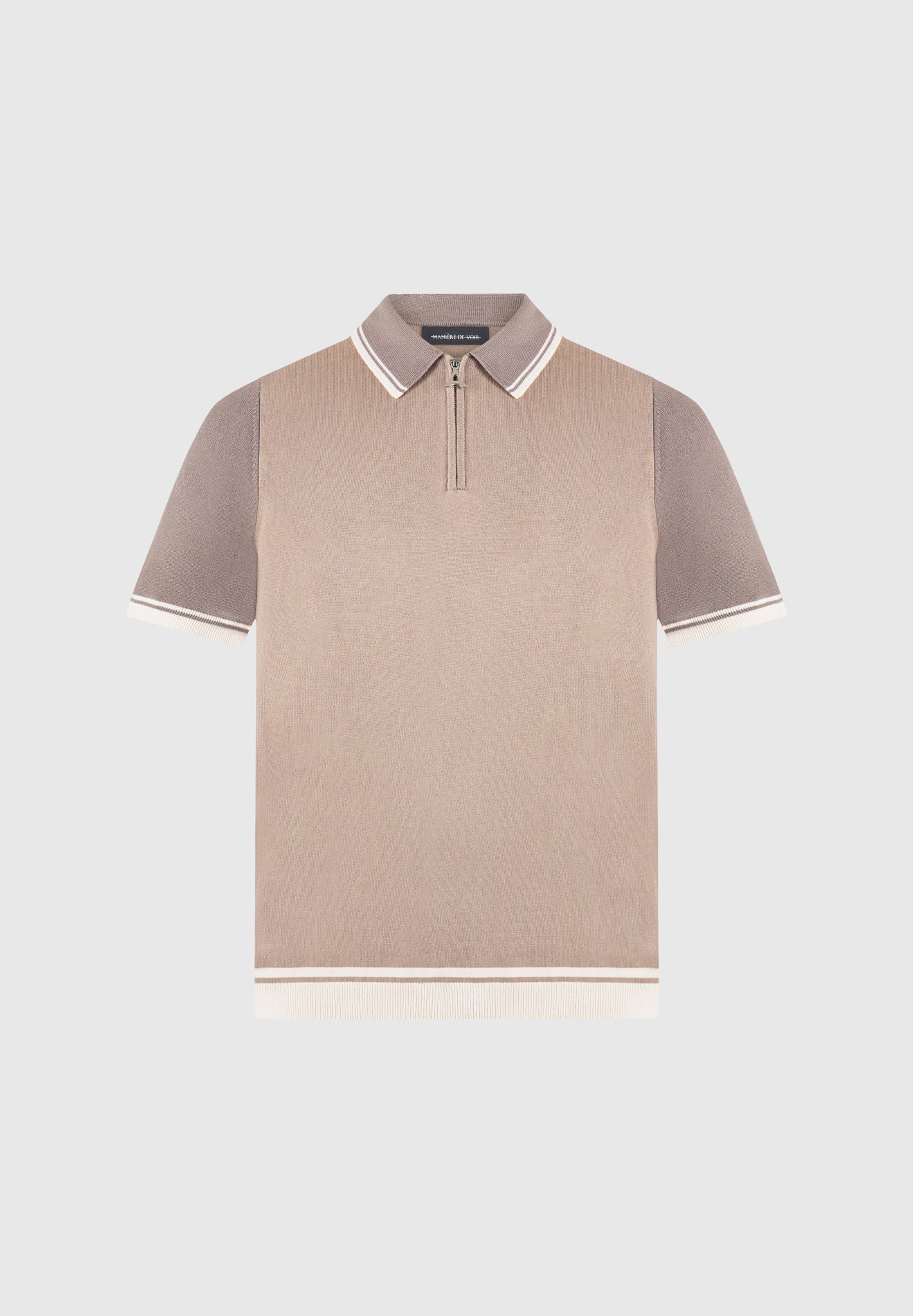 colour-block-zip-polo-shirt-taupe