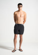 contrast-waistband-swim-shorts-black-grey