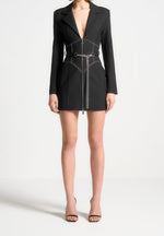 corset-blazer-dress-with-chain-black-2
