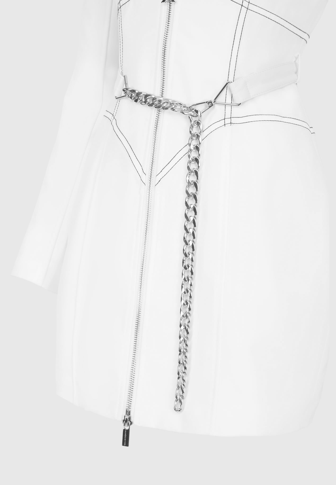 corset-blazer-dress-with-chain-white-2