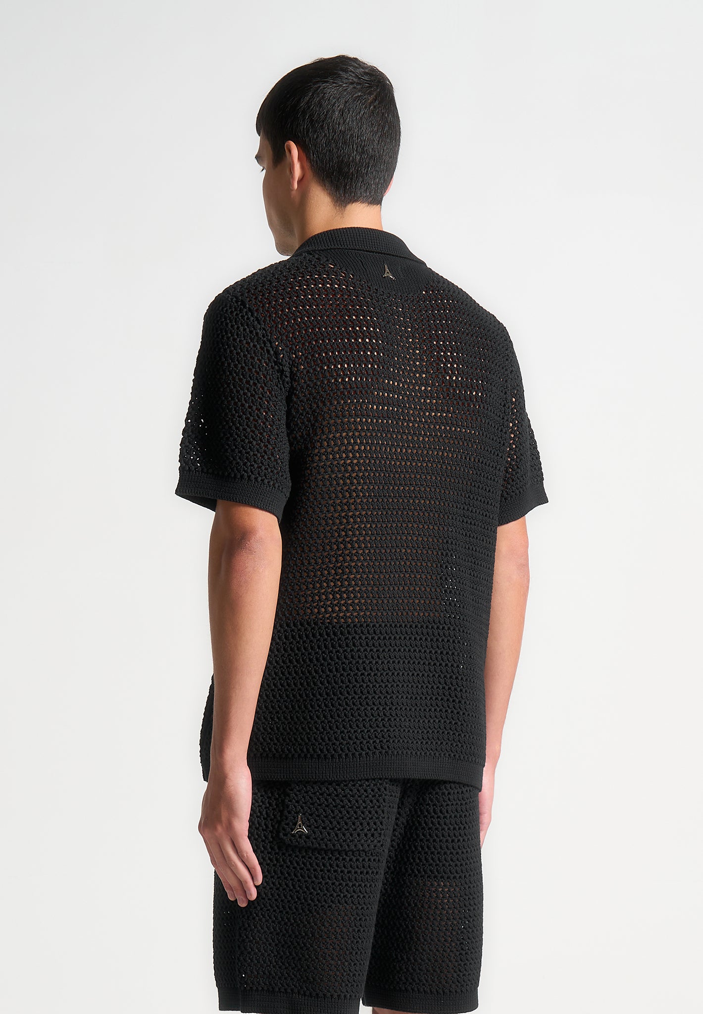 crochet-knit-polo-shirt-black