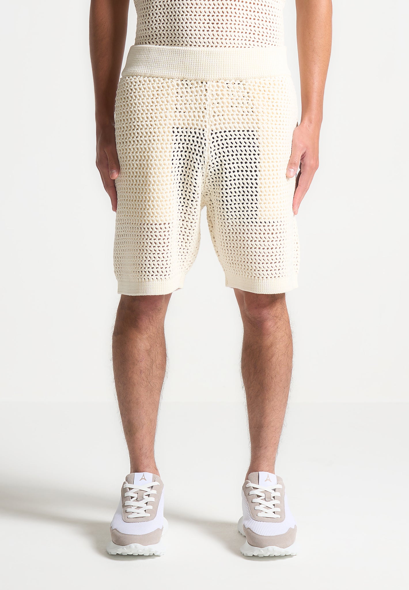 crochet-knit-shorts-cream