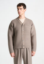 ribbed-knit-cardigan-taupe