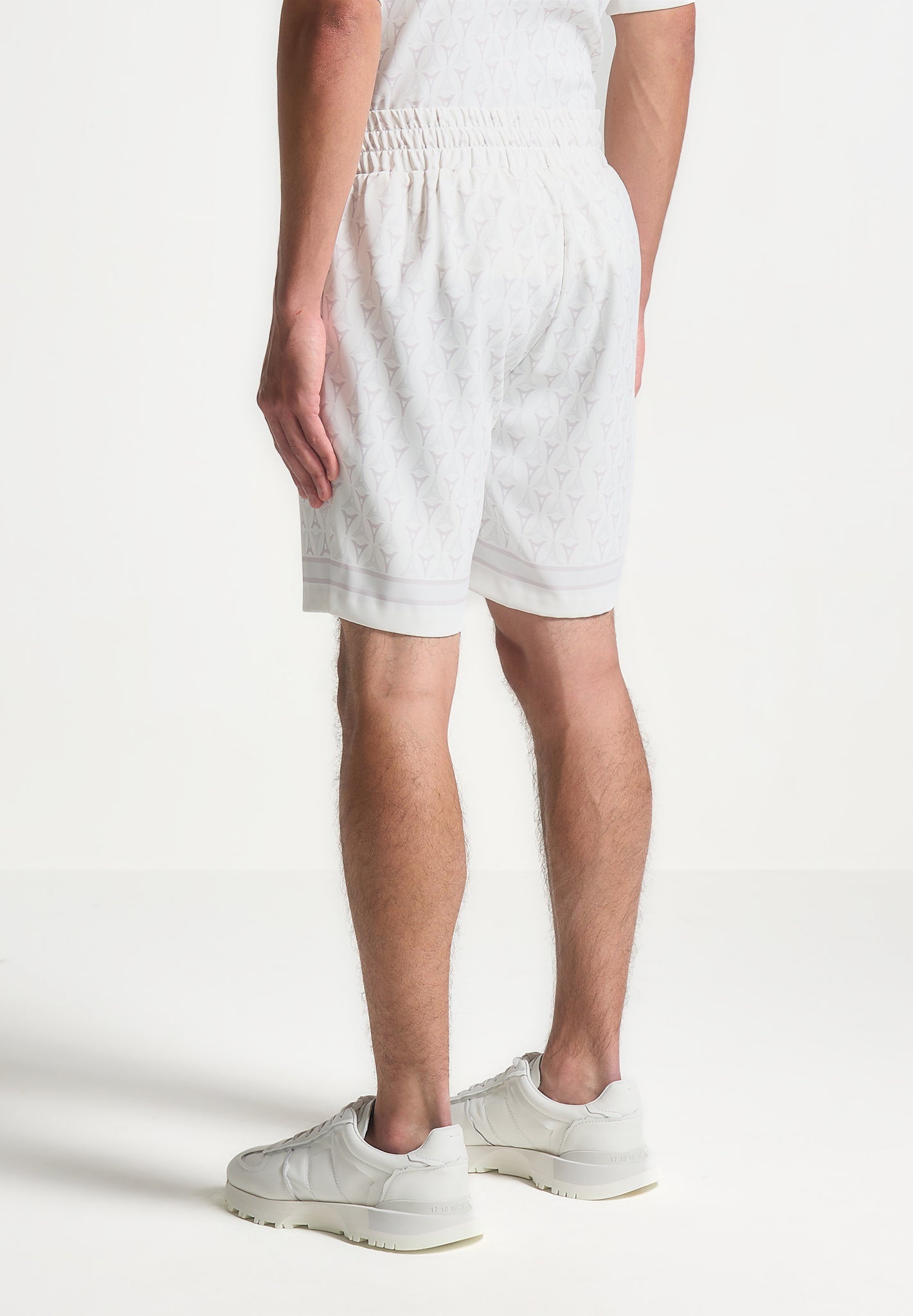 Jordan - Eiffel Monogram Shorts - White